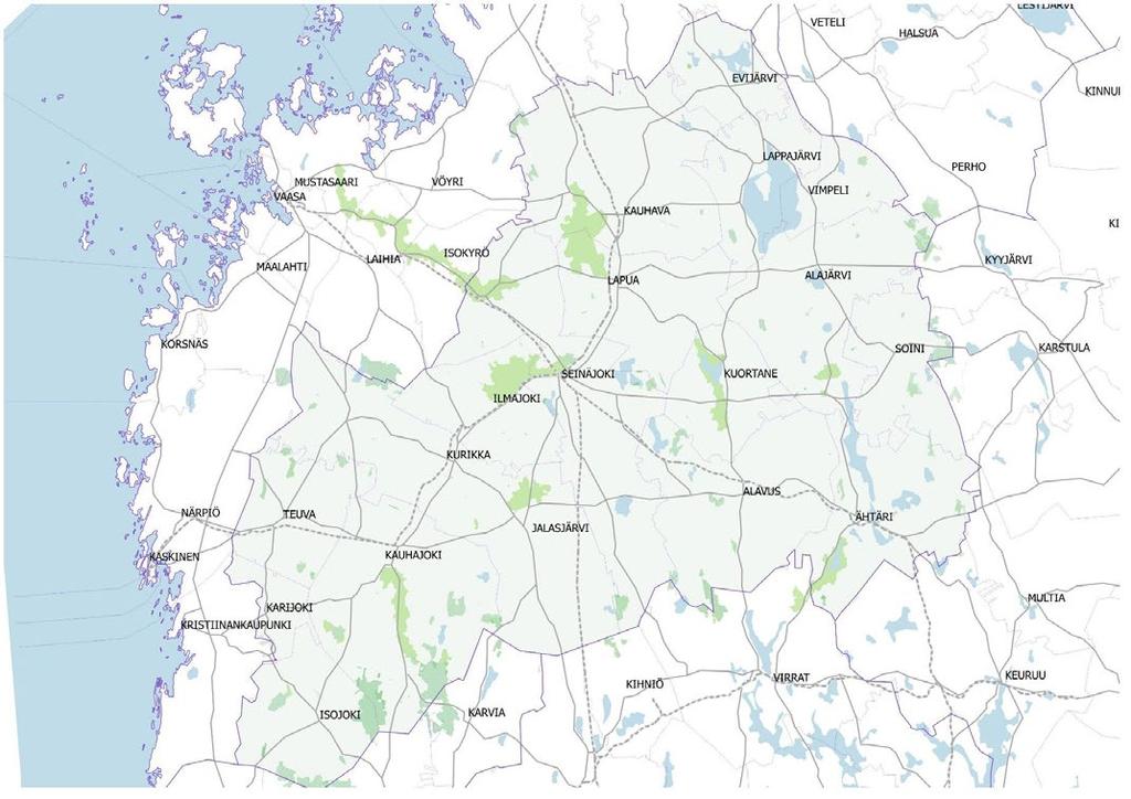 UUDISTUVA PALVELU- JA ELÄMYSTUOTANTO ALAHÄRM Ä POWER PARK KORTESJÄR VI YLIHÄRM Ä KAUHAVA SIMPSIÖ YLISTAR O LAPUA JURVA ILMAJOKI SEINÄJOK I KUORTANEEN URHEILUOPISTO KUORTANE LEHTIMÄ KI TUURI