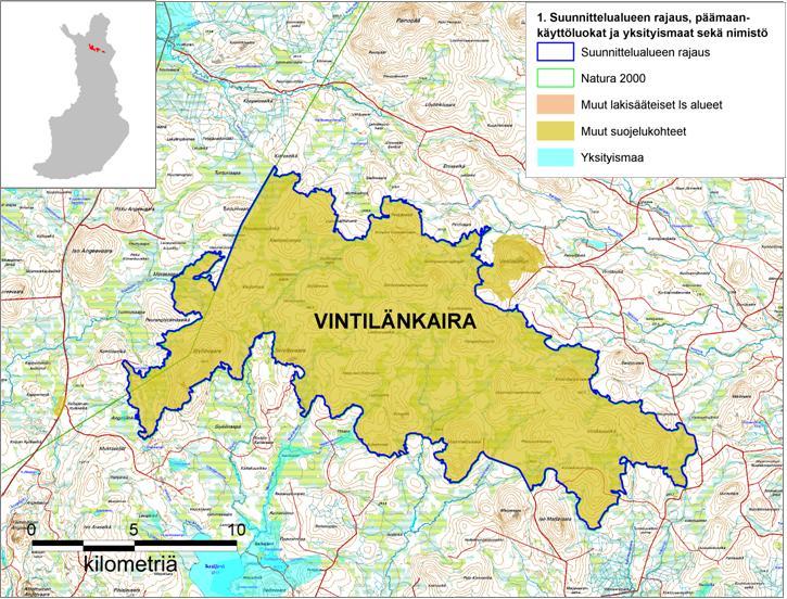 Kuva 1.2 Vintilänkaira kuuluu vanhojen metsien suojeluohjelmaan.