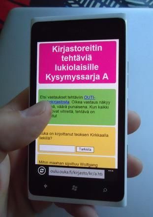 Kirjastoreitillä opetetaan