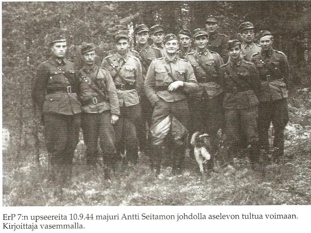 Aselepo 5.9.1944 4.9 klo 6.15 saatiin käsky vihollisuuden lopettamisesta klo 7.00 Suomen aikaa. Klo 7.00 täysin rauhallista ja luultiimpa todellakin sotimisen loppuneen. 5.9 klo 1.