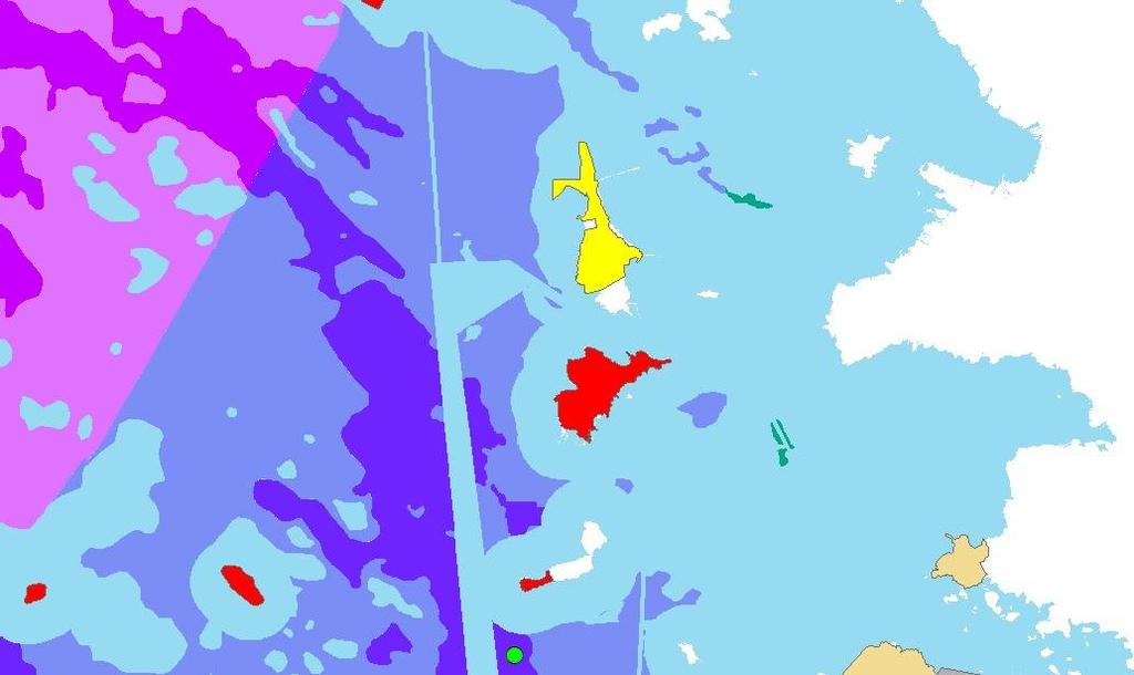 Natura/Luonnonsuojelualue Natura nimi ja (suojeluperuste) Kiiminkijoen suisto (SCI) Laitakari - Häyrysenniemi - Purjekari (SCI) Perämeren saaret