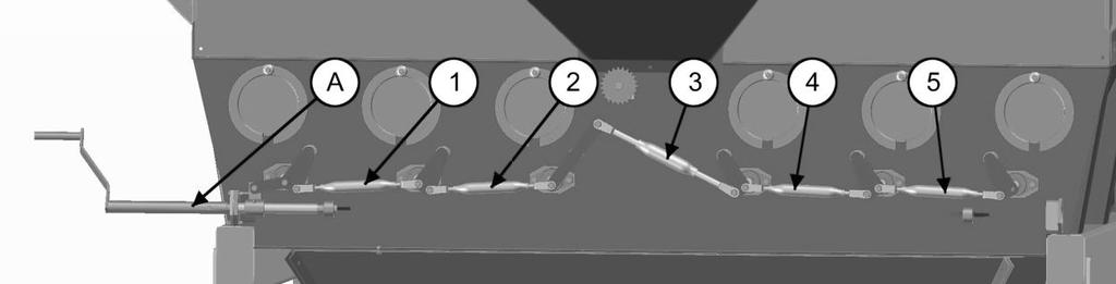 3.1.3. Vanttiruuvien säätö Vanttien säätö aloitetaan löysäämällä kaikkia vantteja (1-5) sen verran että niihin tulee noin 1cm löysää.