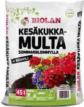 6411960057968 569, (599,-) 48 SÄKKIÄ / LAVA 240, (329,-) Biolan Kuorikate 60 l