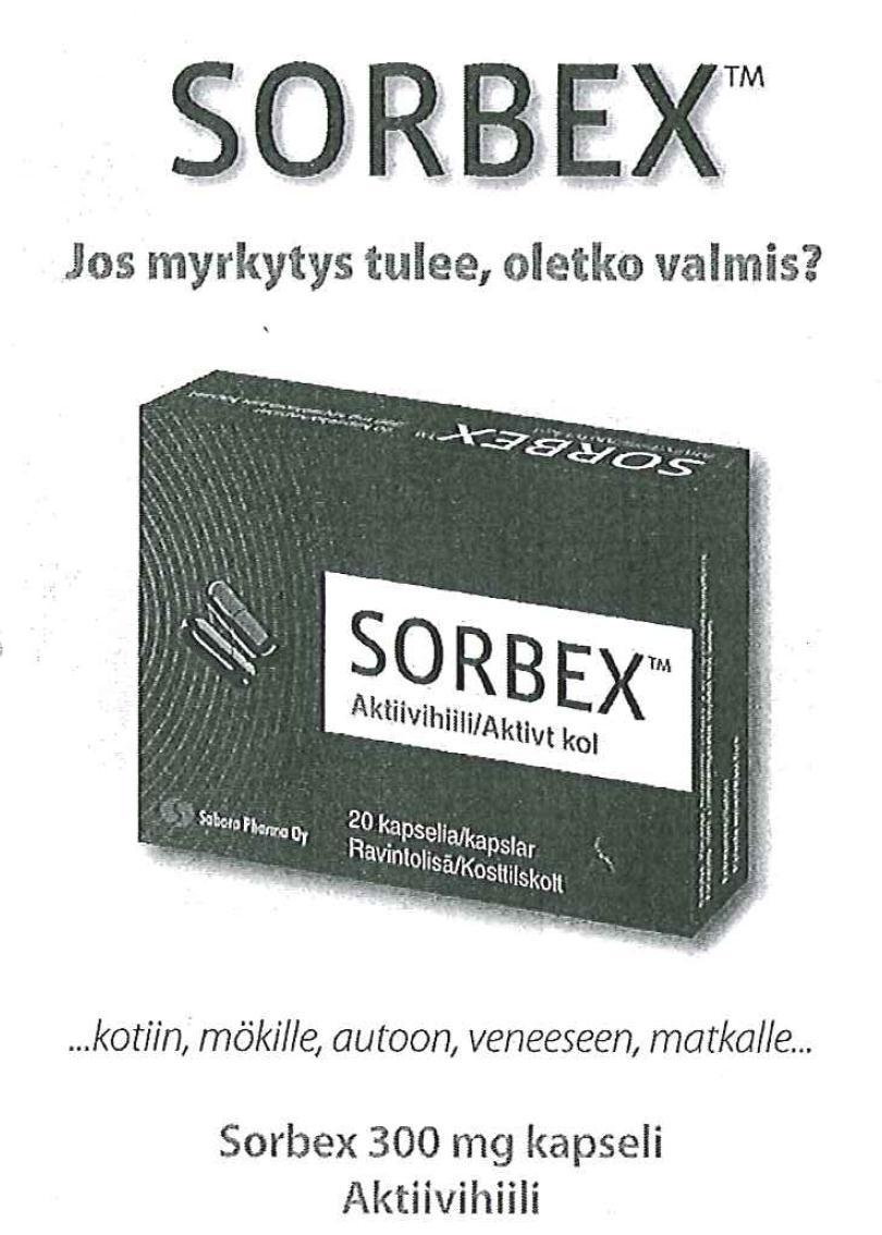 Epäasianmukainen mainonta/ Sorbex Akuuteissa