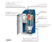 Integroitu enemmän apulaitteita Omakotiluokan kondenssikattilassa on yleensä kaikki pannuhuoneen tekniikka ja laitteet sisään rakennettuina