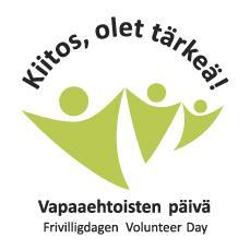 Kiitos, olet tärkeä -haastekampanja Eduskunnan vapaaehtoistoiminnan tukiryhmä toteutti 1.11.2016 20.1.2017 Kiitos, olet tärkeä haastekampanjan, jossa lähetettiin kiitoskortteja ruohonjuuritason toimijoille.