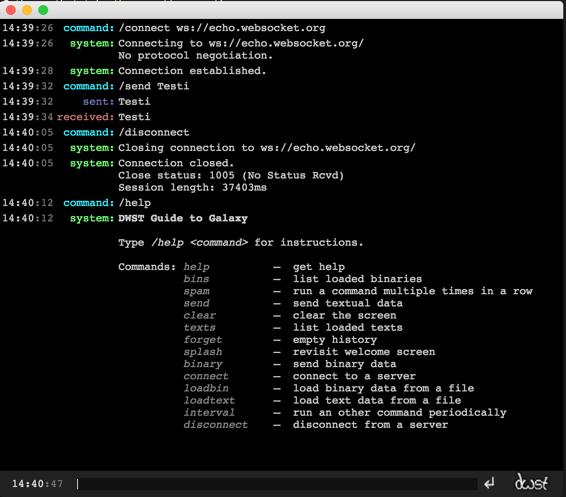 KUVA 4. DWST-WebSocket-ohjelma 2.7.3 PacketSender ja Netcat PacketSender on alustariippumaton avoimen lähdekoodin sovellus TCP/UDPyhteyksien testaamiseen.