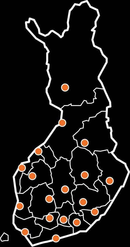 Uusi Valtion lupa- ja valvontavirasto Toimipaikat Toimipaikat Helsinki Hämeenlinna Joensuu Jyväskylä Kajaani Kokkola