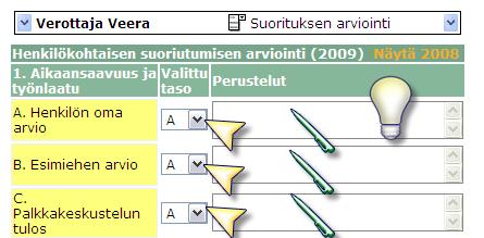 Keskustelussa on hyvä puhua työntekijän ja esimiehen mahdollisesti poikkeavista arvioista ja ajatuksista.