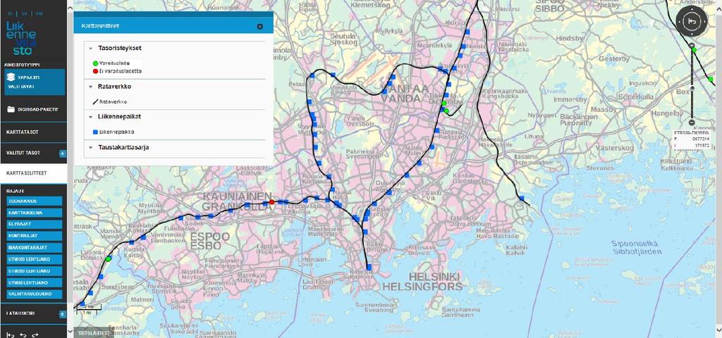 11 suurten nopeuksien vuoksi. Kehäradan läheisyydessä, Tikkurilan vieressä olevat tasoristeykset sijaitsevat Tikkurila Hakkila-radan varrella.