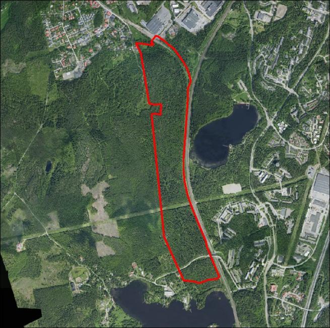 Suunnittelualue muodostuu Härmälän kylän tiloista RN:o 1:5, 1:6 ja 1:7, osasta Otavallan kylän tilaa RN:o 2 sekä osista voimassa olevien asemakaavojen mukaisia virkistys-, rautatie- ja katualueita.