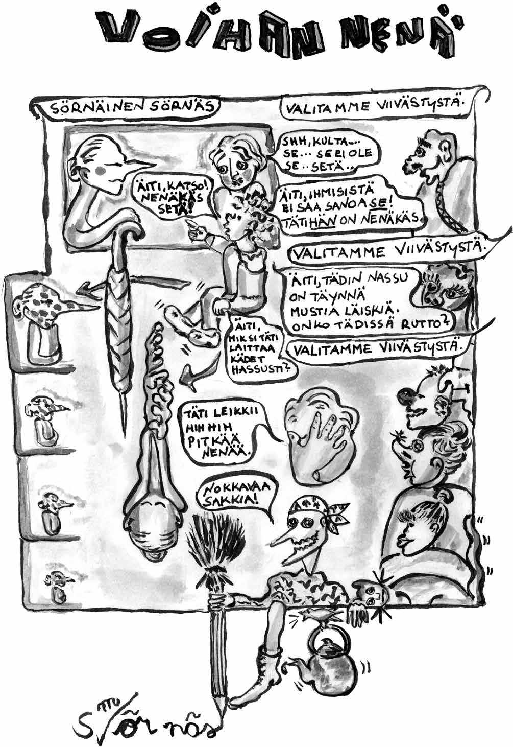 Marja Nykänen: Voihan nenä / Nosing around Announcement in the metro: We