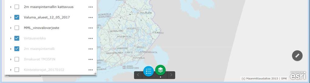 kuivatustilanneselvityksen kohteet, joiden on etukäteistarkastelun perusteella arvioitu soveltuvan veden palauttamiseen (Kuva 4).