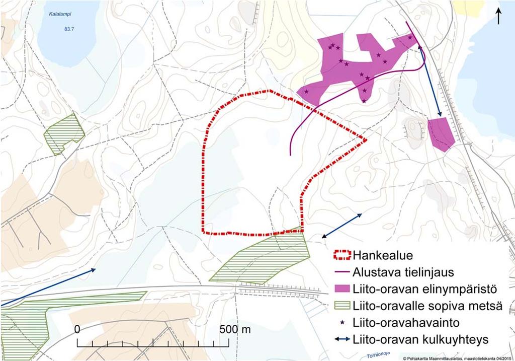 Kouvolan kaupunki, puhtaiden ylijäämämaiden läjitysalueen YVA-ohjelma 55 Kuva 32.