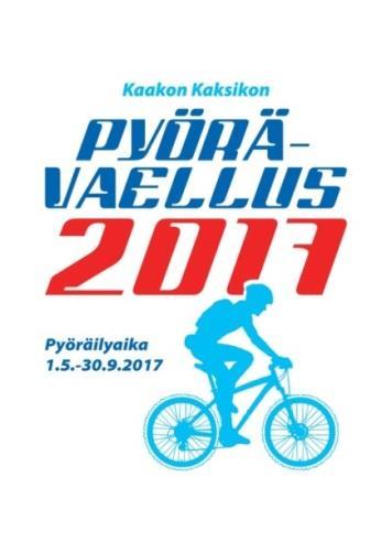 KAAKON KAKSIKON PYÖRÄVAELLUS 2017 Pyöräilyaika 1.5.- 30.9.2017 Rastipisteitä löytyy Virolahden ja Miehikkälän kuntien alueelta yhteensä 25 kpl. Pyörävaelluksen kortteja on saatavilla mm.