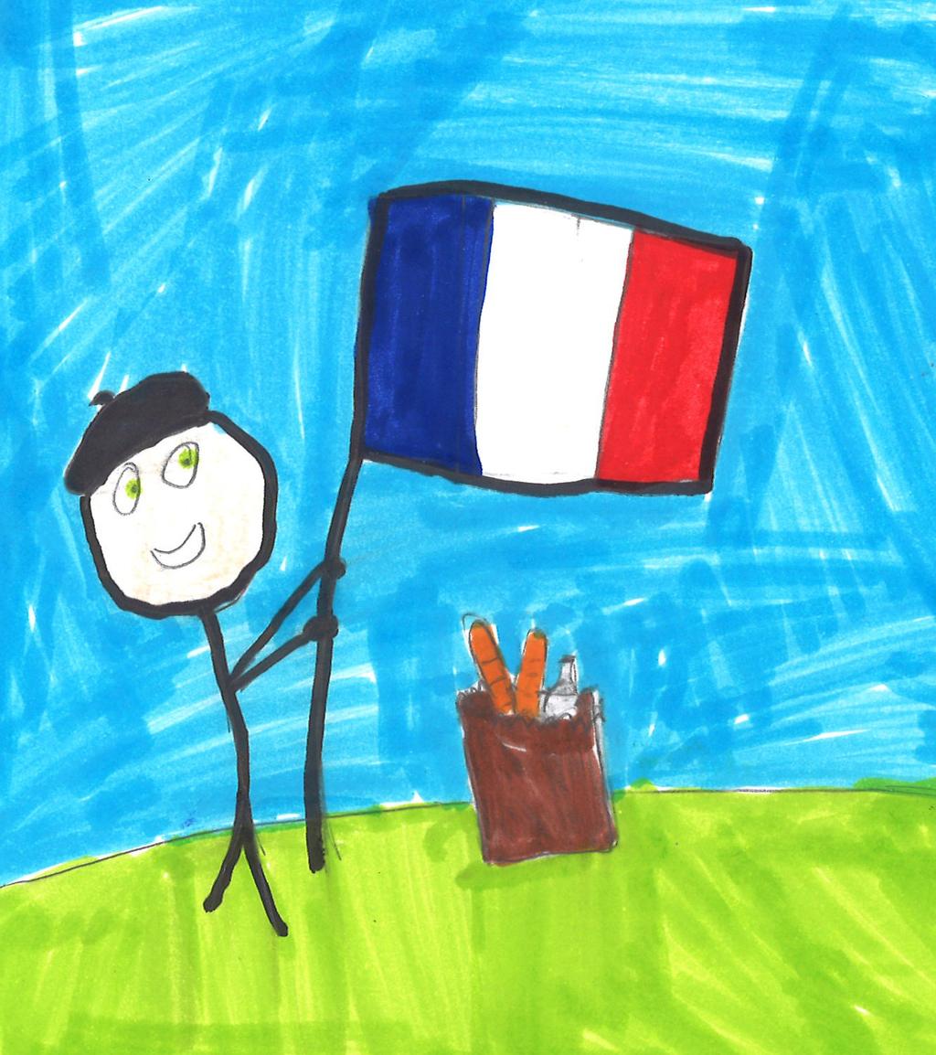 Olen puhunut ranskaa pienestä asti. Kotona puhun aina isäni kanssa ranskaa. Olen käynyt ranskankielisen päiväkodin ja käyn nyt ranskalais-suomalaista koulua. Ranska on kiva ja helposti opittava kieli.