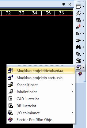 projektiin, niin tietokantatoiminnot saadaan käyttöön.