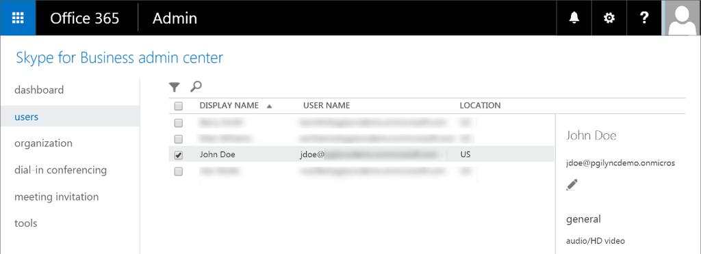 Esiin avautuu User Information -sivu, jolla näytetään