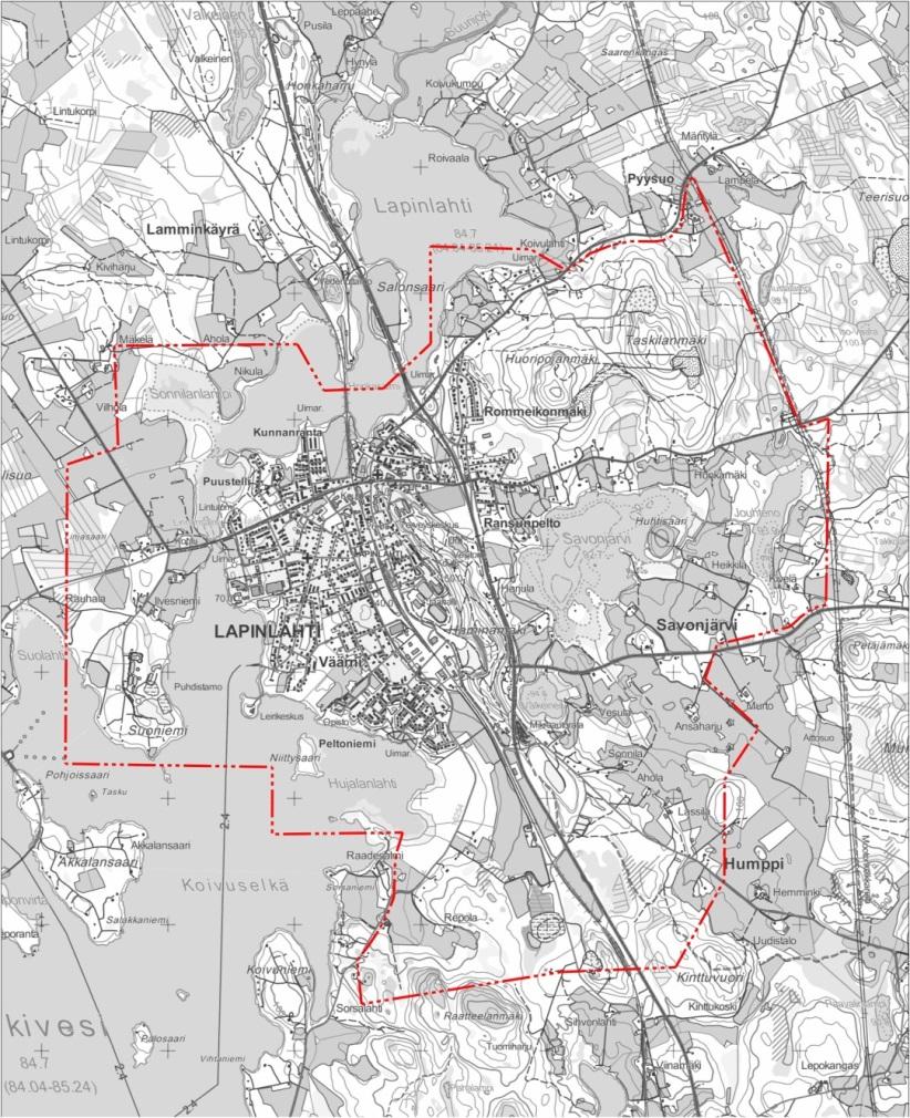 Liite 11, Lapinlahden kirkonkylän