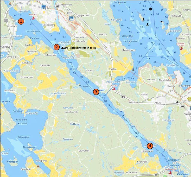 31 kerätty samanaikaisesti edustavia saalisnäytteitä. Siksi luodattavilla alueilla tehdään samanaikaisesti koekalastukset Nordic-yleiskatsausverkoilla.