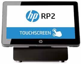 HP RP2 2000 / 2030 -kassalaitteet HP RP 2000 -mallissa on resistiivinen ja HP RP2030 -mallissa kapasitiivinen kosketustekniikka.