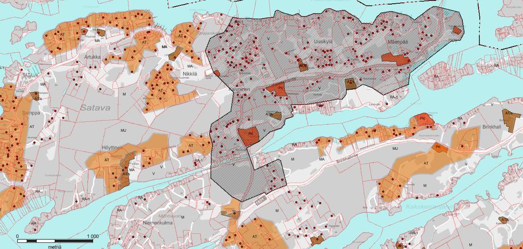 edellytyksiä pitkän aikavälin kehitykselle, käyttöönotto suurelta osalta 2035 jälkeen Alueella kaupungin