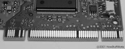 PCI: Peripheral Component Interconnect Aikavuoroteltu u Osoite/data 32b (tai 64b) u Muita signaaleja 17 Väylän varaus: keskitetty (centralised arbiter) Synkroninen tahdistus u oma 33 tai 66 MHz kello