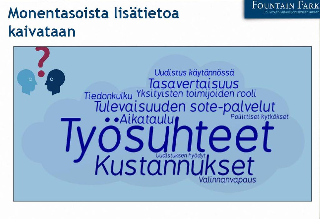 STM ja VM: Sote- ja maakuntauudistuksessa mukana olevien eri alojen ammattilaisten