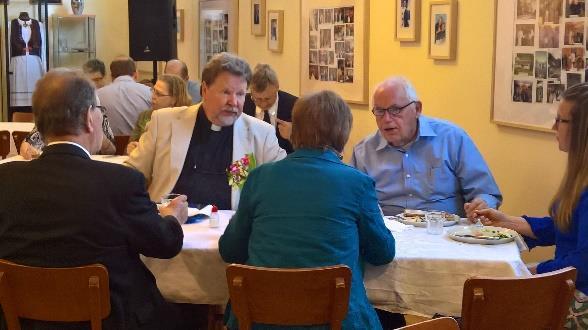 Guests from Finland We are again lucky to have had Nina Tetri-Mustonen visiting us, now for five Sundays in May and June.