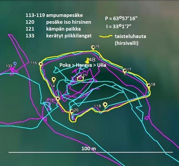 Volga uudessa paikassa KV Poka Harava Ulla Veteraanihaastattelu / Sakari Tolvanen Sitten tämä tukikohta siirrettiin joen yli toiselle puolelle ja sen nimi oli Harava silloin ja myöhemmin Poka.