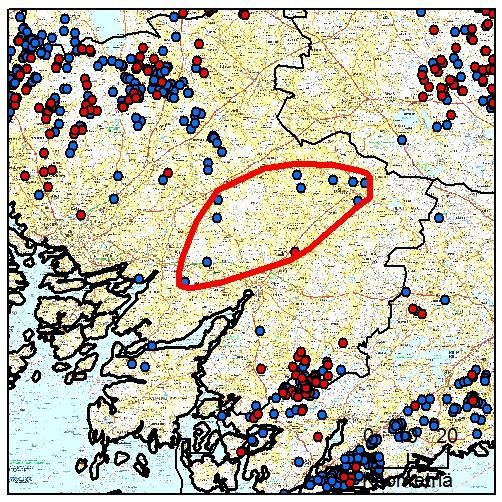 12 3. Someron reviiri (Varsinais-Suomi) Yksilömääräarvio: 2 yksilöä Tassu- Parihav: 14.9.2016 3.3.2017 2016: 4 havaintoa, 2 yks.