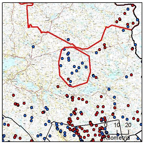 38 29. Vuosangan reviiri (Kainuu) Yksilömääräarvio: - Tassu- Laumahav: 3.12.