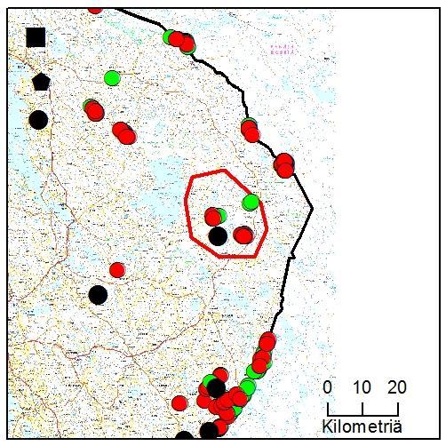 1. ja 23.1.2017) - Kaksi sutta, joiden DN tunnetaan, metsästettiin tammikuussa 2017.