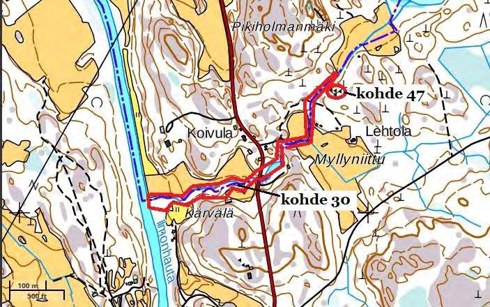 metsänalvejuuri, metsäimarre, metsätähtimö) lehtomaisine kumpareineen (valkovuokko, pystykiurunkannus, mustakonnanmarja ja puna-ailakki).