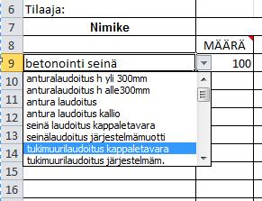 19 Tarjouslaskentaohjelmaa voivat käyttää nyt yrityksen kaikki työntekijät, jotka laskevat tarjouksia.