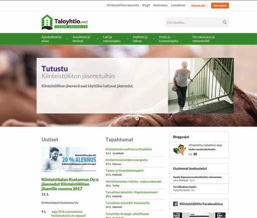 JÄSENETUOPAS 2017 14 Taloyhtio.net -verkkopalvelu Tietopankki taloyhtiöiden toimijoille Taloyhtio.net verkkopalvelu avataan täysin uudistuneena kevään 2017 aikana.