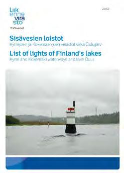 description of the lights in the Vuoksi Watercourse and information on pilot, DGPS and