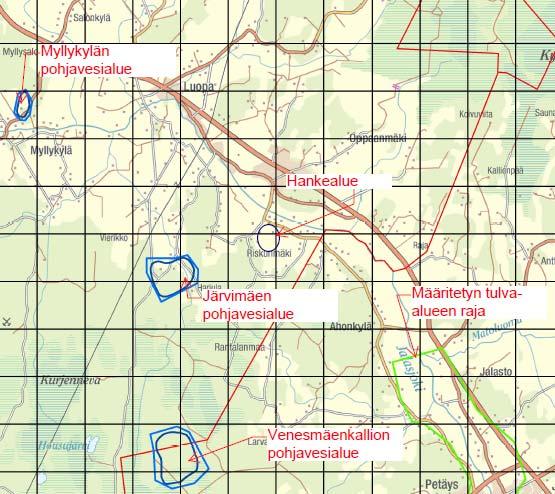 enimmäkseen gneissigraniittia, paikoin myös puhdasta graniittia. Kalkkikiveä esiintyy Myllykylässä. Valtaosaltaan kallioperä on maalajien peitossa.