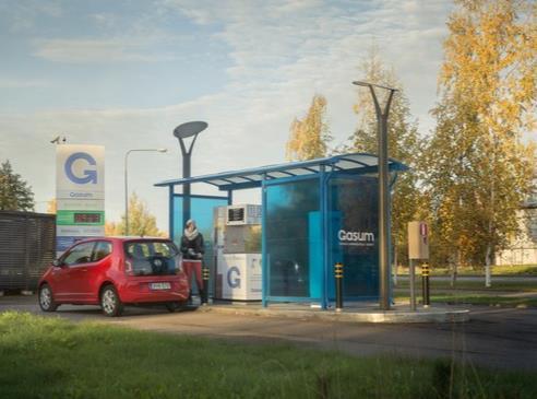 Suunnitteilla oleva Gasumin tankkausasema Vaasa