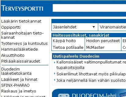 Monipuoliset keinot lääketiedon hakuun Kattavat