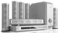 /AV DISC TUNE AUX H G B C A F J X710 12nc: 8239 300 30621 X710 Front Speaker (right) A B Front Speaker (left) Centre Speaker MW loop antenna D FM antenna E C AC MAS DVD /