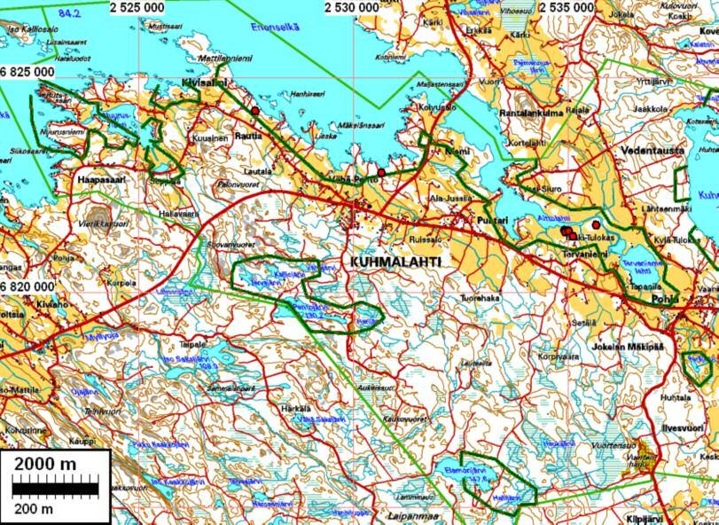 4 Yleiskartta, tutkimusalue Tutkimusalue
