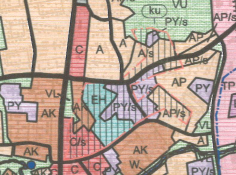 Maakuntakaavassa suunnittelualue sijaitsee keskustatoimintojen alueella (C6), tärkeällä vedenhankintaan soveltuvalla pohjavesialueella (pv122), Orimattilan keskustan kehittämisen kohdealueella (kk10)