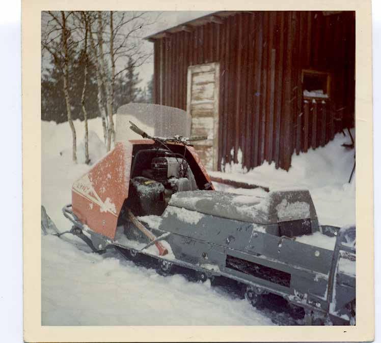 Kuvan kelkka, AS50, jatkoperä, kuvattu Vuotsossa, 1970.