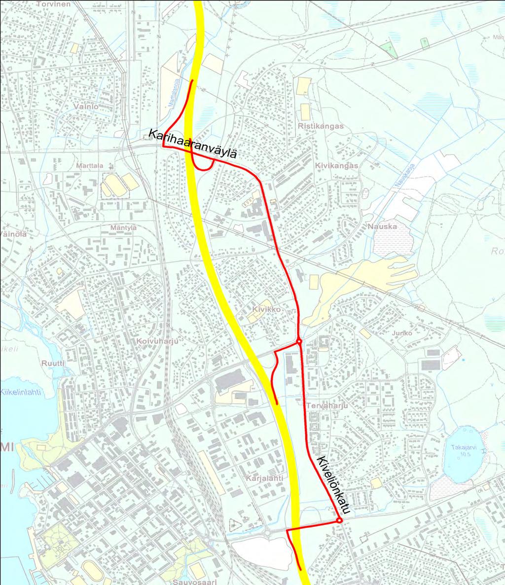 Varareittien liikenteenohjauskuvat Valtatie 4 Kemin kohdalla Liite 6 OHJAUS, LIITE 8 SULJE RAMPPI OHJAUS, LIITE 8 VARAREITTI : 4Kemi16 TERVAHARJU (37) - RISTIKANGAS (38) SEKTORI: Raskas liikenne ok