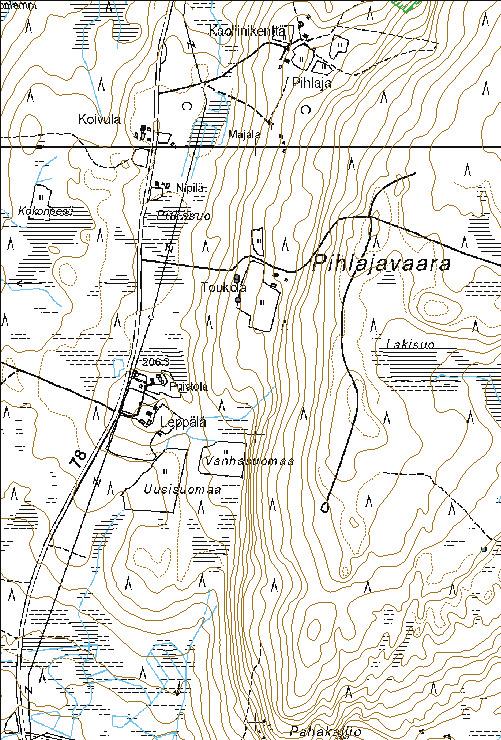 Kohdetyyppi: 9 Valmistuspaikat/työpaikat Copyright: Metsähallitus 2008
