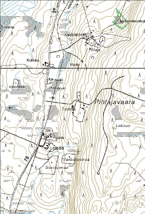 Kohdetyyppi: 9 Valmistuspaikat/työpaikat Copyright: Metsähallitus 2008