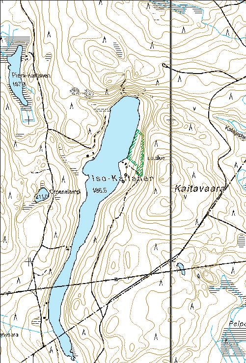 Kohdetyyppi: 9 Valmistuspaikat/työpaikat Copyright: Metsähallitus 2008