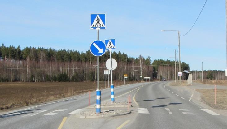 TUTKIMUS TOTEUTETTIIN, KOSKA Työn tarkoituksena on ollut taajamaliikenteen rauhoittaminen ja