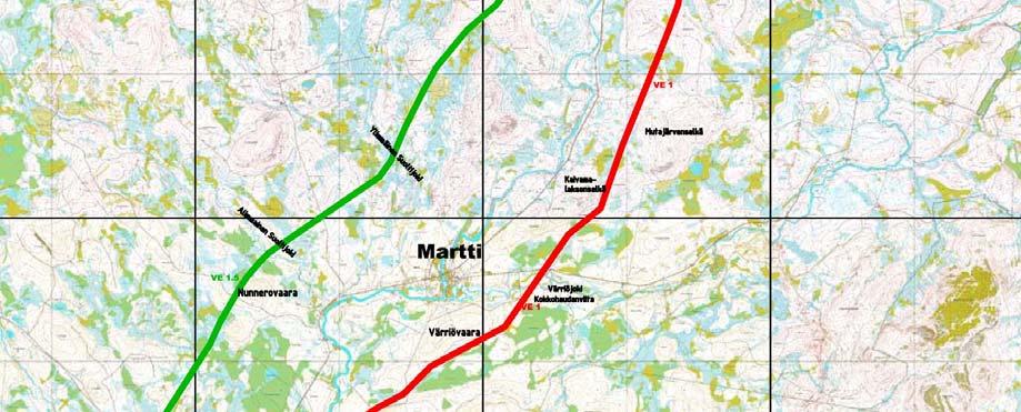 Linjauksen muutoksen ansiosta Savukosken ja Soklin välillä on vain yksi Kemijoen ylitys Ruuvaojan